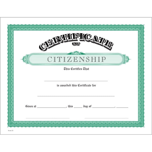 Classic Certificate