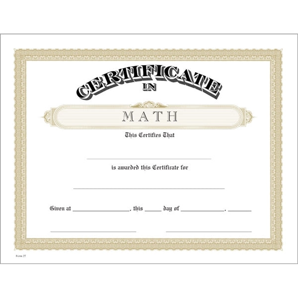 Classic Certificate