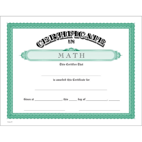 Classic Certificate