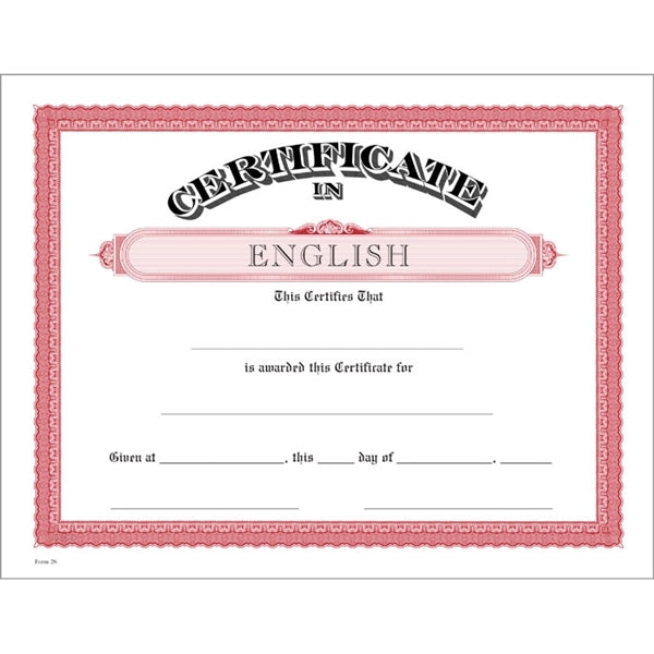 Classic Certificate