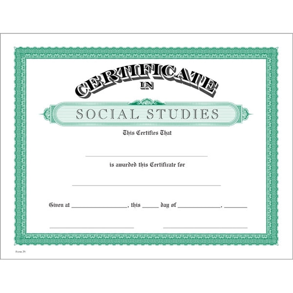 Classic Certificate Bond with Border