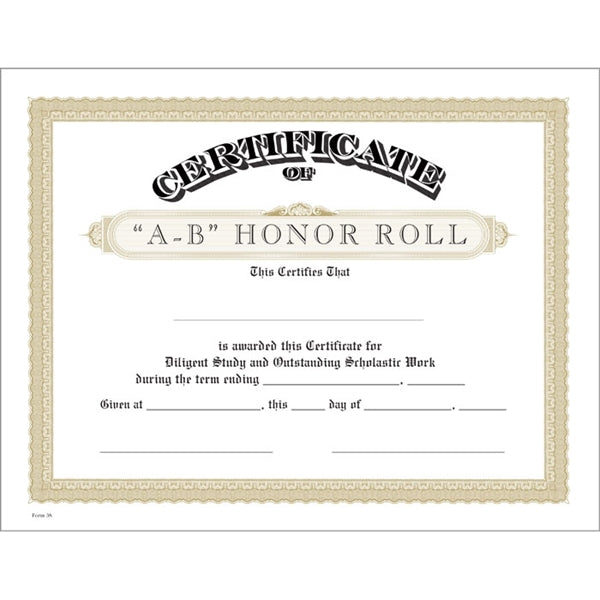 Classic Certificate