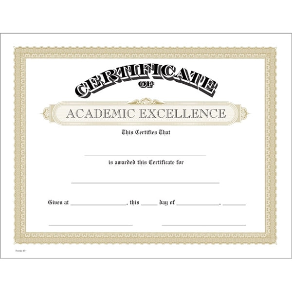 Classic Certificate Bond with Border
