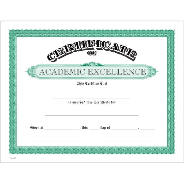 Classic Certificate Bond with Border