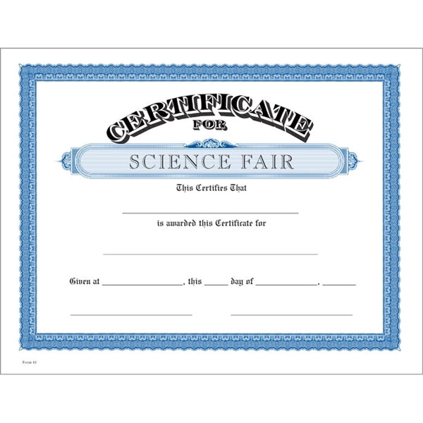 Classic Certificate Bond with Border