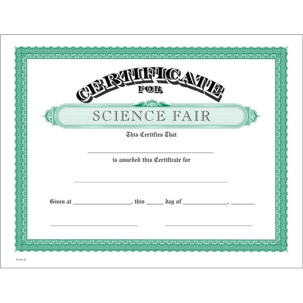 Classic Certificate Bond with Border