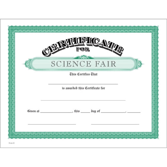 Classic Certificate Bond with Border