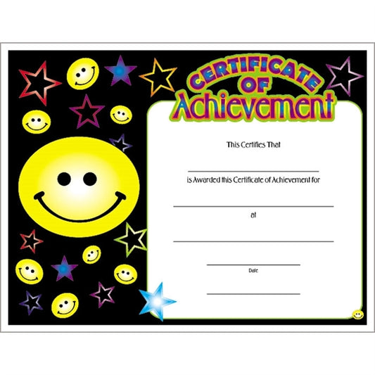 Text-weight Colorful Certificate Borders