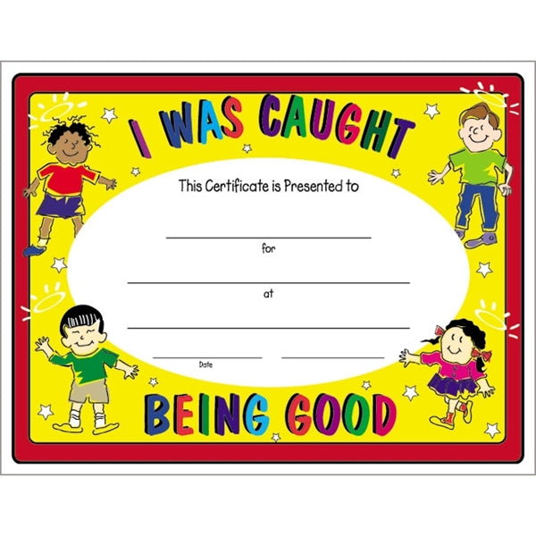 Text-weight Colorful Certificate Borders