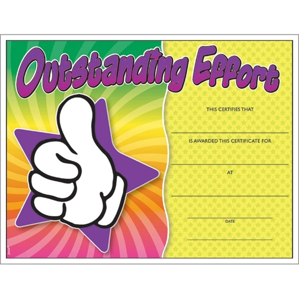Text-weight Colorful Certificate Borders