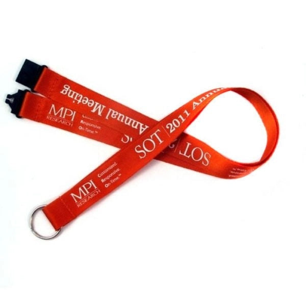 3/4" Nylon Lanyard w/ Custom Imprint