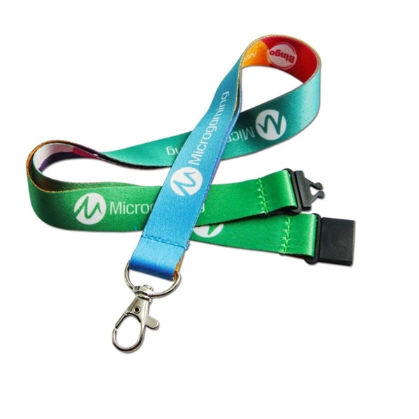1/2 Dye-Sublimation Lanyard w/ Safety Breakaway
