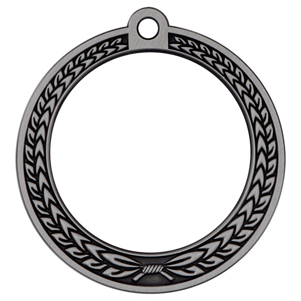 Speed Medal 2.5" 3D Wreath w/Full Color Dome Imprint