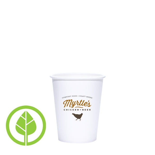 8 oz. Compostable Eco-Friendly Paper Cup