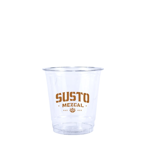 8 oz. Soft-Sided Clear PET Plastic Disposable Cup