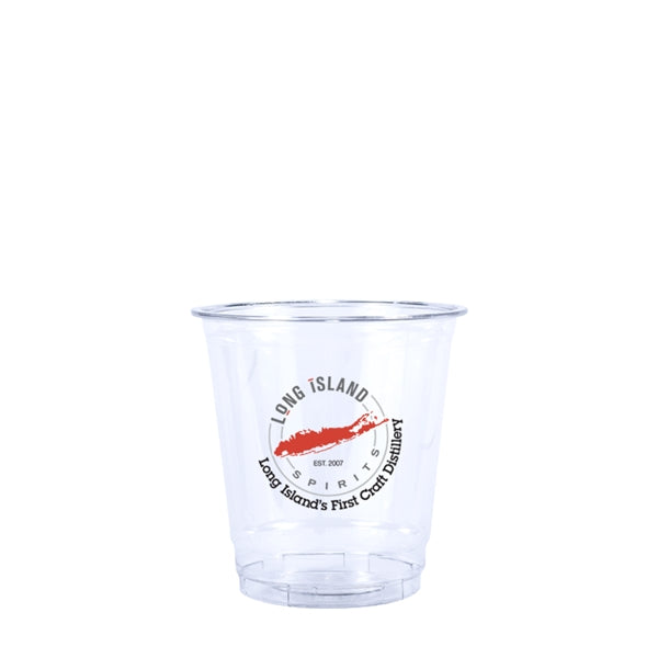 8 oz. Soft-Sided Clear PET Plastic Disposable Cup