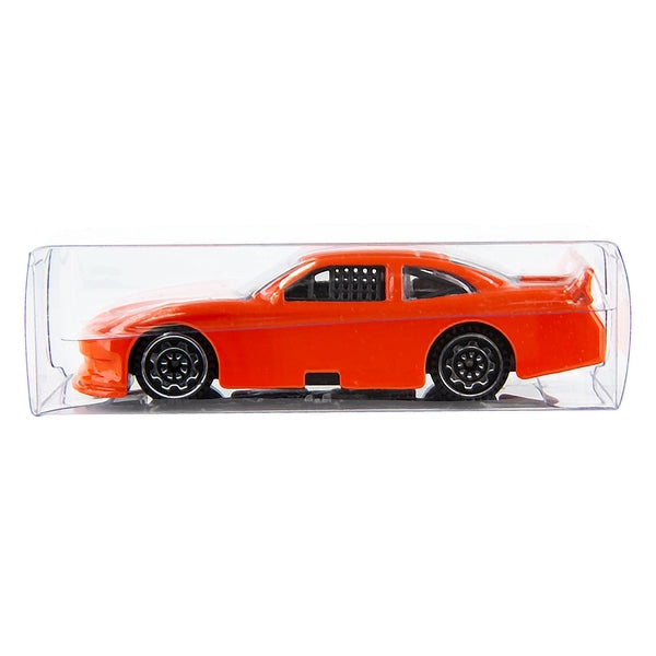 3" 1.64 Nascar style die cast car Orange (u)