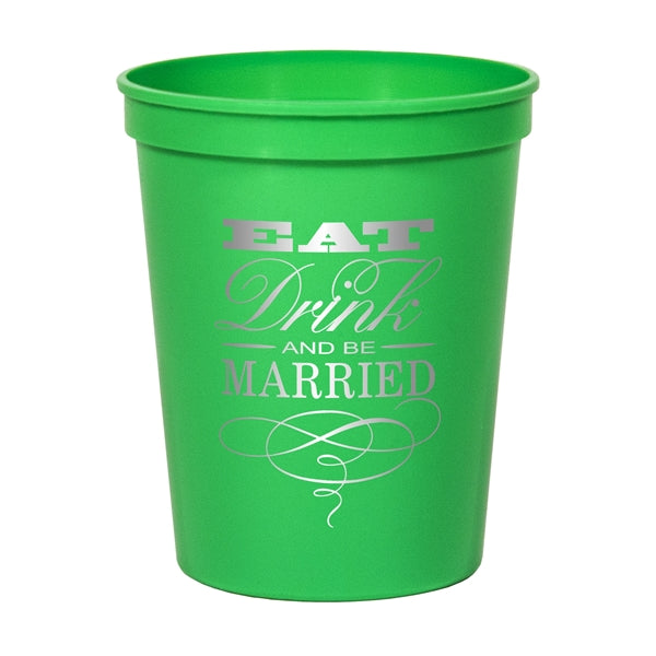 16 oz. Smooth Colored Stadium Cup