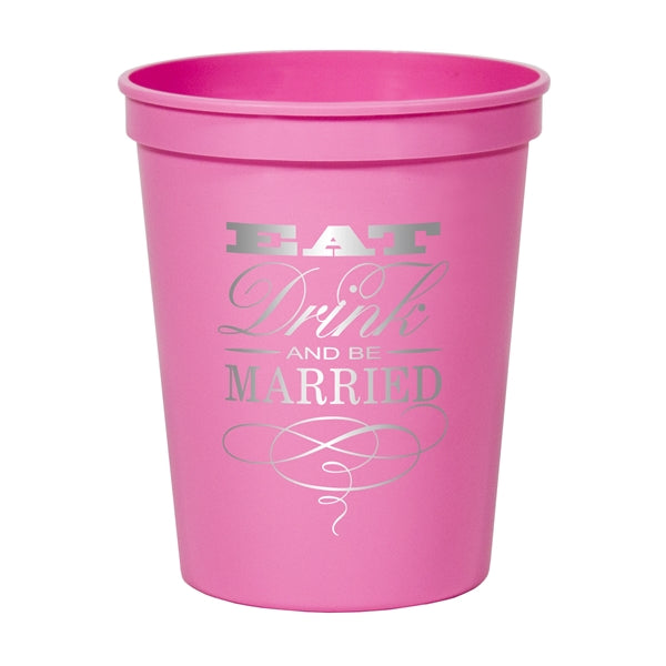 16 oz. Smooth Colored Stadium Cup