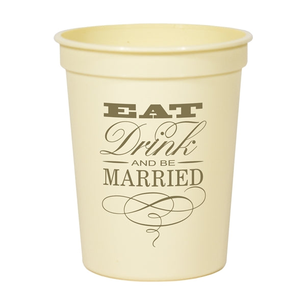 16 oz. Smooth Colored Stadium Cup
