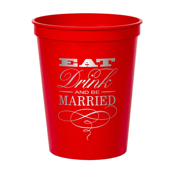 16 oz. Smooth Colored Stadium Cup