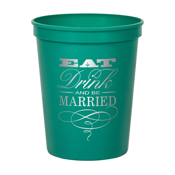 16 oz. Smooth Colored Stadium Cup
