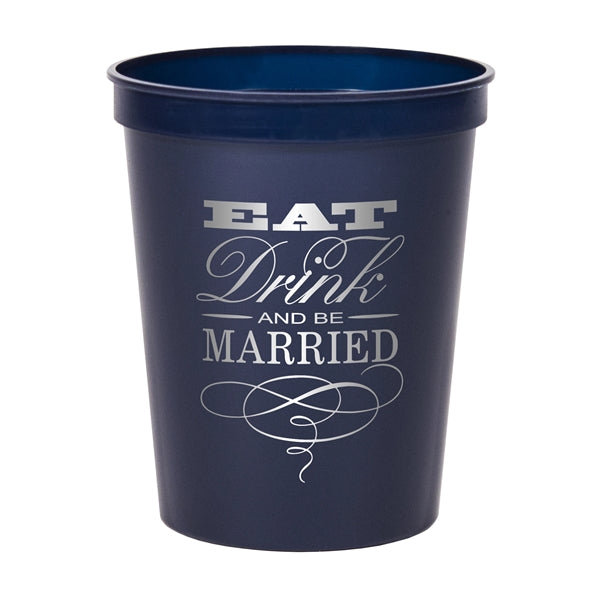 16 oz. Smooth Colored Stadium Cup