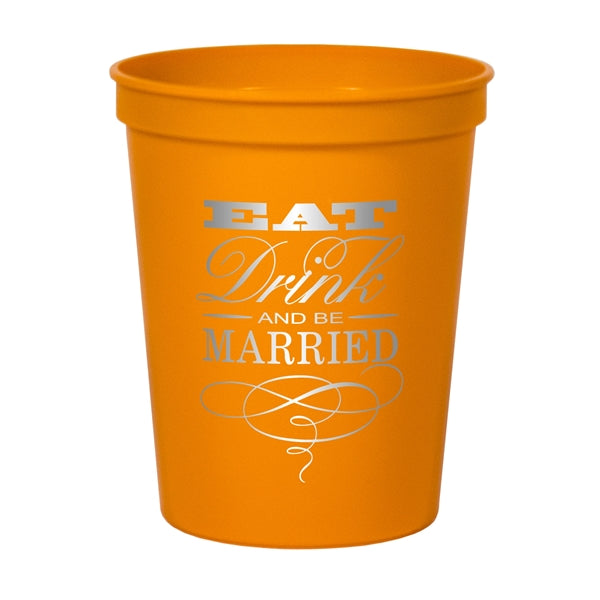 16 oz. Smooth Colored Stadium Cup