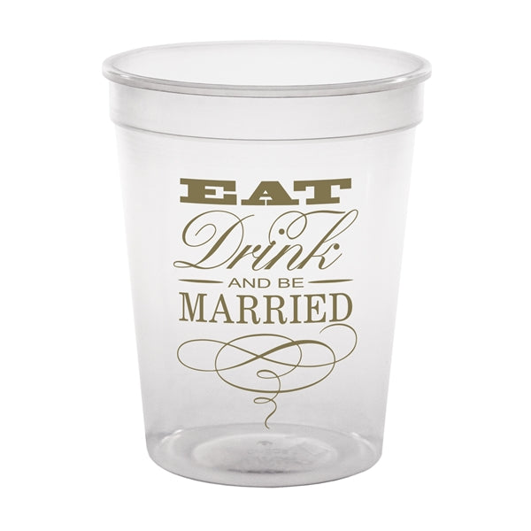 16 oz. Smooth Colored Stadium Cup