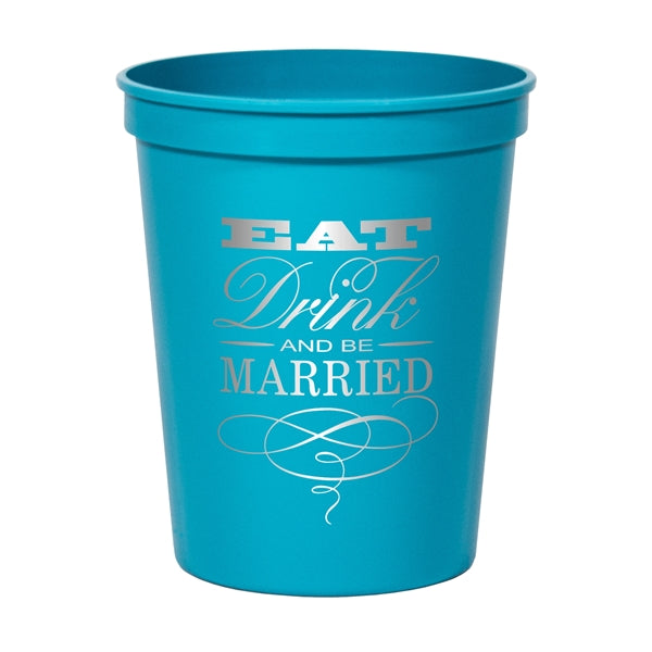16 oz. Smooth Colored Stadium Cup