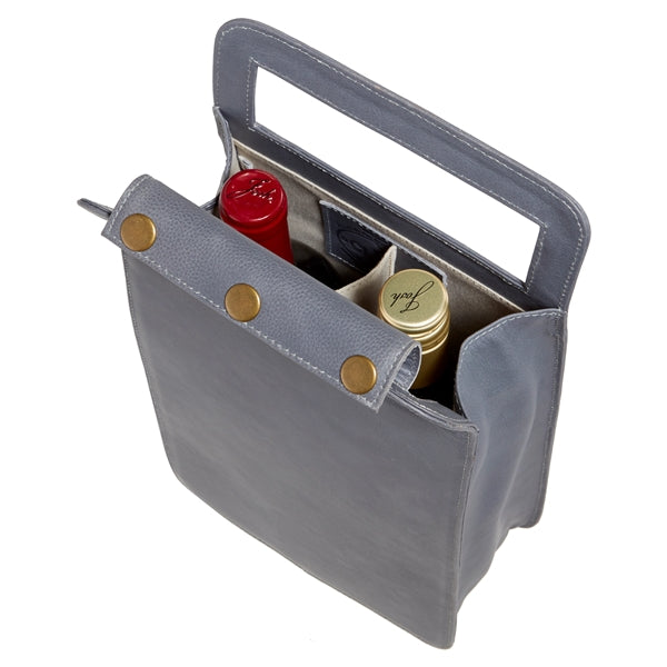 Sonoma Leather Two Bottle Tote