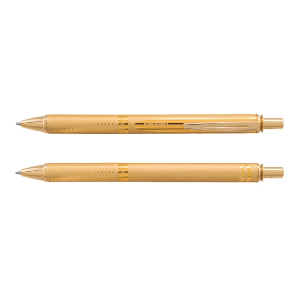 EnerGel Alloy Gold Premium Retractable Liquid Gel Ink Pen