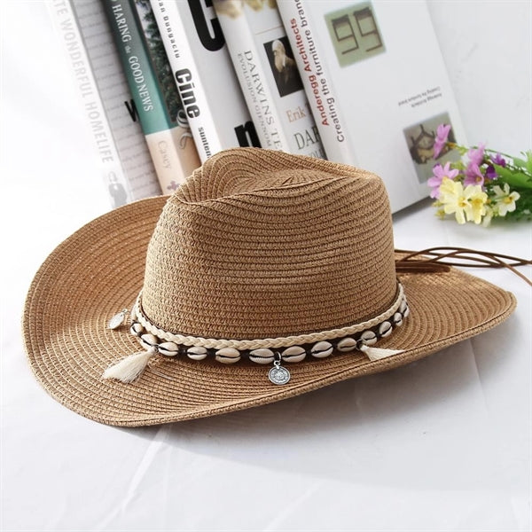 Shell Tassels Cowgirl Summer Hat
