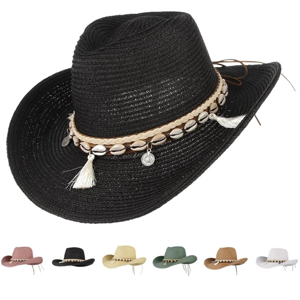 Shell Tassels Cowgirl Summer Hat