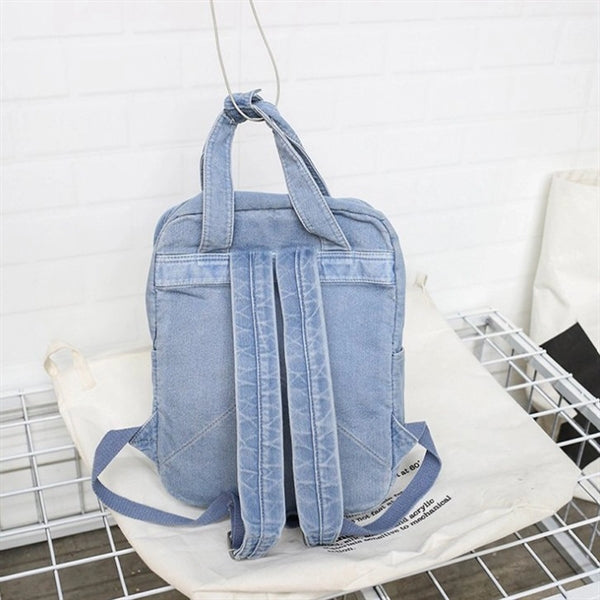 Denim Canvas Backpack