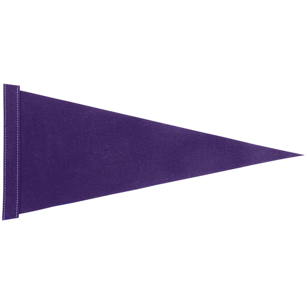 Colored Felt 8" x 18" Pennant with Strip
