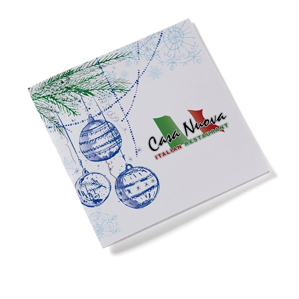 Deluxe Holiday 7" Adult Coloring Book & 8-Color Pencil Set