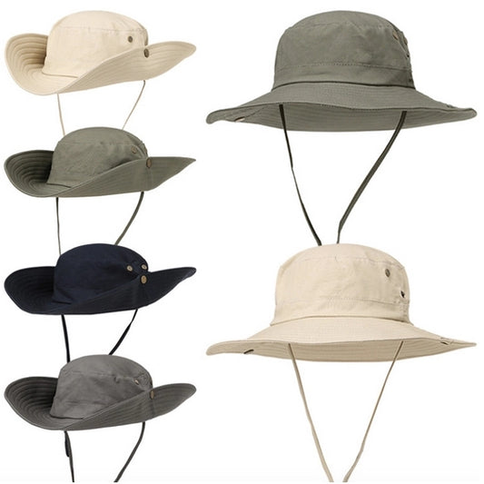 Wide Brim Bucket Windproof Fishing Hats