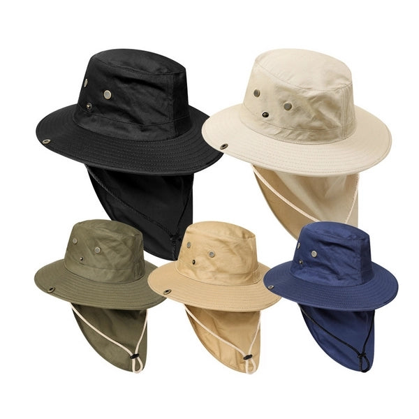 Outdoor Boys Sun Hat with Neck Flap