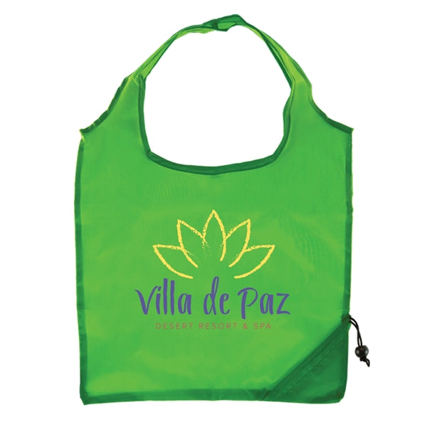 Capri Foldaway Shopping Tote Bag - 210D Polyester - ColorJet