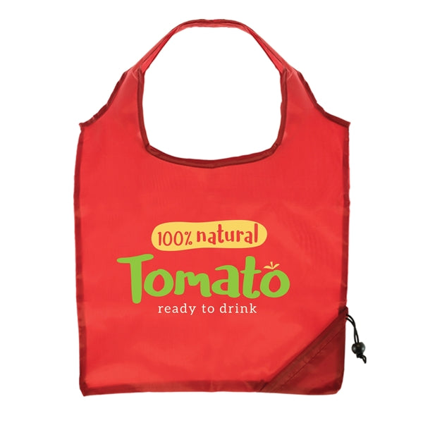 Capri Foldaway Shopping Tote Bag - 210D Polyester - ColorJet