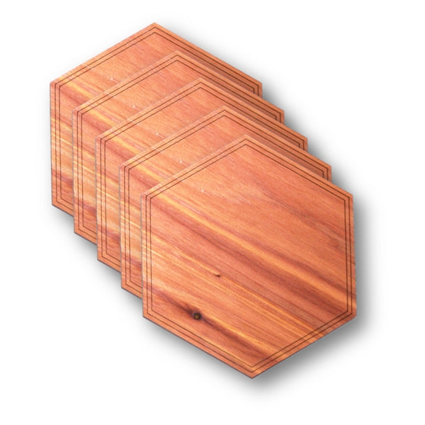 Wooden Coaster 4 In