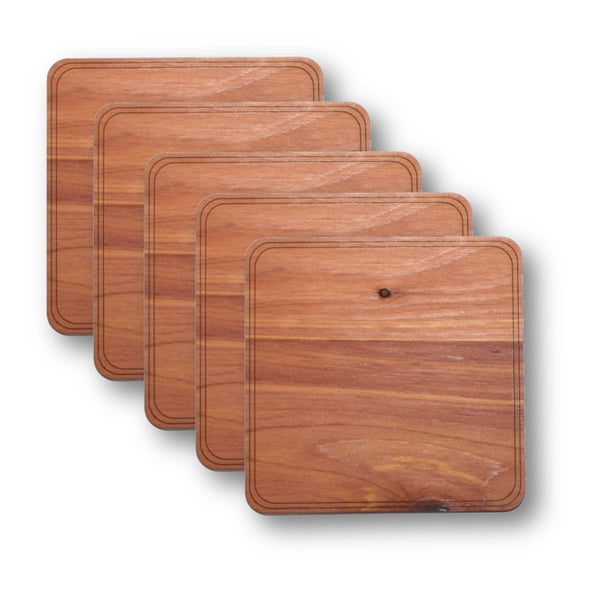 Wooden Coaster 4 In