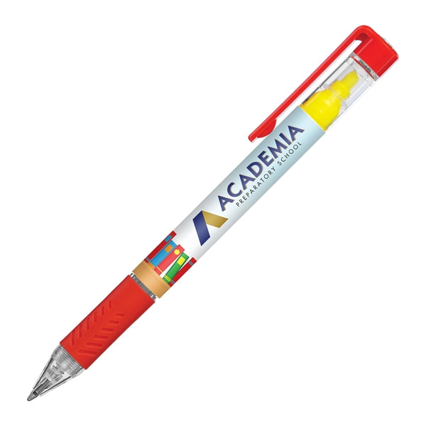 Duplex Brights Highlighter and Pen (Digital Full Color Wrap)