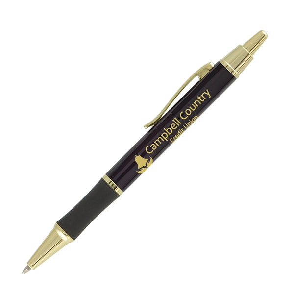 Matrix Grip Pen w/ Gold Top & Accents - LaserMax