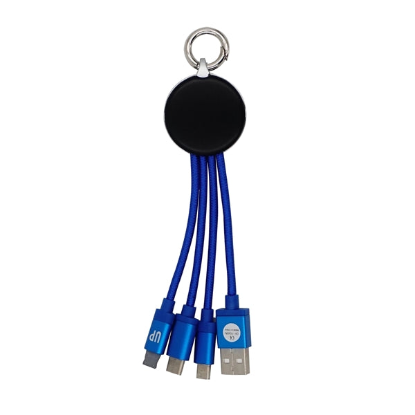 Metallic Logo Light Up Cable with Type C USB