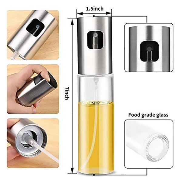 Olive Oil Sprayer for Cooking Versatile Glass Spray Bottle