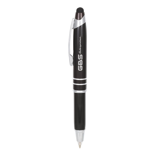 Torch 2 LED Light+Stylus Metal Ballpoint