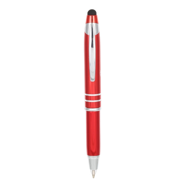 Torch 2 LED Light+Stylus Metal Ballpoint