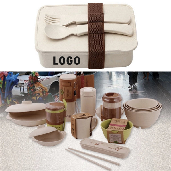 Wheat Straw Fiber Lunch Box